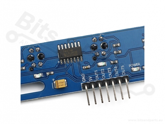 Infrarood/IR reflectie sensor (Lijnvolger) analoog TCRT5000